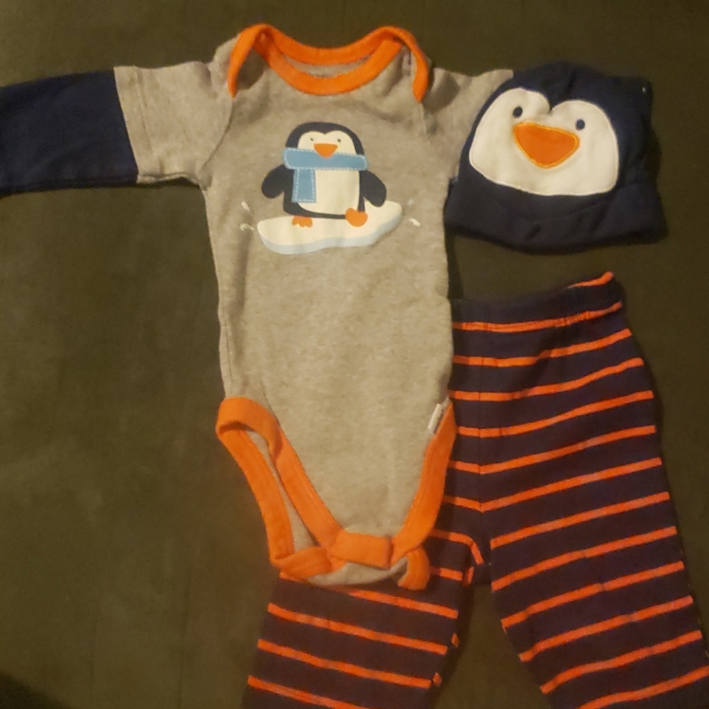 3 piece newborn outfit